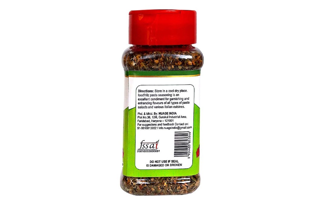 Foodfrillz Pasta Seasoning    Plastic Jar  60 grams